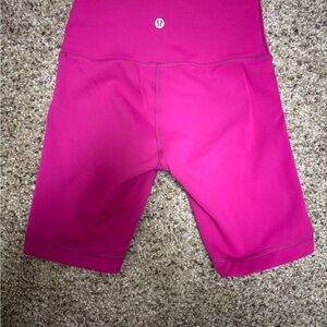 lululemon athletica Pink Bike Shorts High Waist Stretch